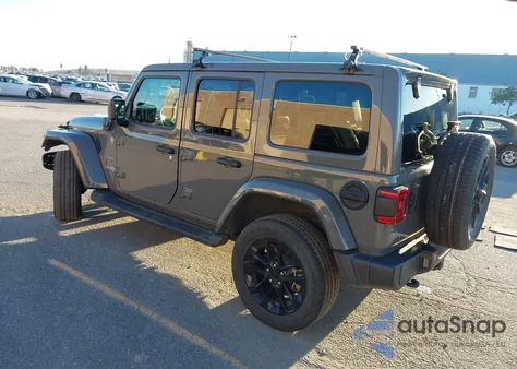 2021 Jeep Wrangler 4Xe Unlimited Sahara 4X4 from USA, damaged, VIN 1C4JJXP64MW708176